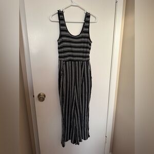 Striped Black and White romper